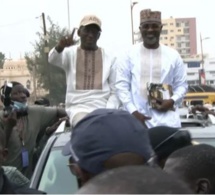 2e Jour De Campagne: Abdoulaye Diouf Sarr Accueilli En Grande Pompe À La Médina Par Le « MESSI »