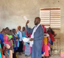 L’image du candidat de YAW à Linguère dans une classe ne passe pas: ses adversaires dénoncent