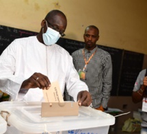 Abdoulaye Diouf Sarr vient de voter au bureau n°6