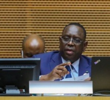 Macky Sall, président de l’UA: "LAfrique ne saurait être la chasse gardée des..."