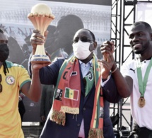 En Direct : L’incroyable accueille des champions d'Afrique de football 2022 les lions à Dakar