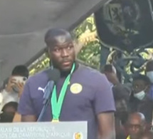 Kalidou Koulibaly à Macky Sall: "Nous sommes fiers de représenter le Sénégal dans tous les stades du monde"