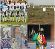Direct décoration de l'équipe nationale champion d'Afrique Macky Sall offre 2terrains et 50Millions