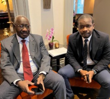 En images le Pdg El Hadj Ndiaye et le DG Abdoul de la 2stv au  sommet  AFRIQUE  EUROPE  à Bruxelles avec le président Macky Sall