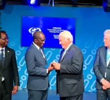 Cérémonie de présentation officielle du nouveau navire-hôpital Global Mercy aux donateurs de Mercy Ships,  à Rotterdam, en Hollande