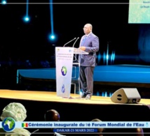 Ouverture du 9e forum mondial de l’eau à Dakar : Macky Sall appelle à une prise de conscience internationale sur les risques de conflits liés à l’eau