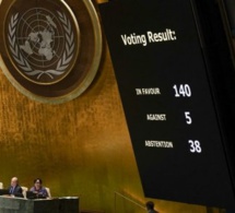 Cessation immédiate de la guerre en Ukraine : Découvrez le vote du Senegal à l'AG de l'ONU