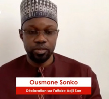 Urgent : La déclaration de Ousmane Sonko en direct sur Leral Tv ( Affaire Adji Sarr )