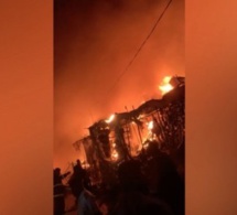 Incendie au marché Ocass : Un magasin consumé par le feu
