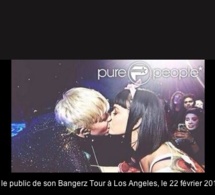 Miley Cyrus, déchaînée : Bouche-à-bouche avec Katy Perry en plein show !