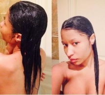 Nicki Minaj prend des photos nues sous sa douche