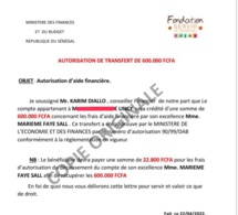 Arnaque via un prétendu financement : Voici comment des malfrats utilisent la Fondation Servir le Sénégal et le Ministère des Finances