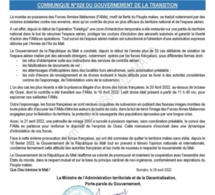 Violation de son espace aérien: le Gouvernement Malien condamne cette "provocation des forces francaises"