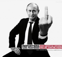 Le président russe Vladimir Poutine vous fait un doigt d'honneur