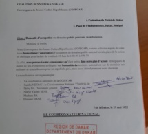 Manifestation populaire du 3 juin 2022 : la COJECAR répond à YAW par une autorisation d'occupation