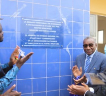Inauguration de la Brigade territoriale de Khossanto : Me Sidiki Kaba insiste sur les défis sécuritaires multiformes