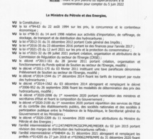 Arrêté : Le prix à la pompe du supercarburant passe à 890 FCfa le litre (Document)