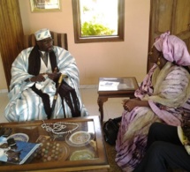 Oumou SY reçue par le Grand Serigne de Dakar Abdoulaye Makhtar Diop