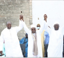 Sangalkam : Grandes retrouvailles du ministre Oumar Guèye et de Bara Guèye