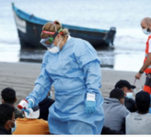 Émigration : Une pirogue avec 39 migrants en provenance du Sénégal, accoste aux Îles Canaries (Vidéo)