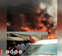 Incendie au marché central de Thiès !