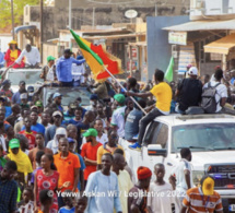 Kaolack : Devant une foule immense, Ousmane Sonko plaide pour le renouveau de l'agriculture dans le Saloum