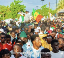 Leur inter-coalition mobilise fort à Touba-Mbacké : Déthié Fall, Khalifa Sall, Sonko, Serigne Bara Dolli…tous avec un large sourire