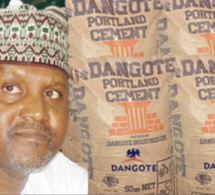Économie : 411 millions de dollars de bénéfices par Dangote Cement lors du 1er semestre 2022