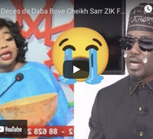Urgent : Deces de Daba Boye Cheikh Sarr ZIK FM presque en larme et fait de grave revelations