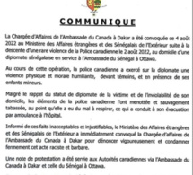Descente de la police canadienne à son domicile : Une diplomate sénégalaise "menottée et sauvagement tabassée"