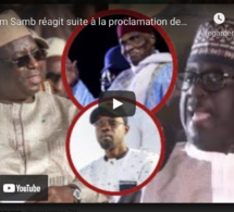 Khadim Samb réagit suite à la proclamation des résultats provisoires....