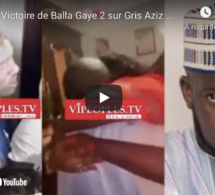 URGENT:Victoire de Balla Gaye 2 sur Gris Aziz Ndiaye débarque avec sa femme pour fête la victoire