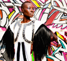 Selly Raby Kane en " mode " jongué avec sa marque Seraka