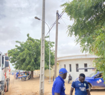 Darou Khoudoss: Le poteau électrique réparé