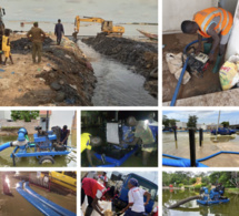 Plan Orsec: 138 nouvelles sites inondés libérés et plus de 212 m3 d’eau évacués