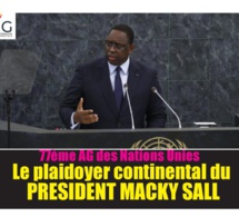 77ème AG des Nations Unies Le plaidoyer continental du Président Macky Sall
