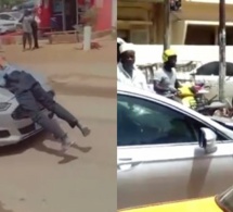 Un agent de police s’aplatit sur un véhicule en marche : les détails de l’affaire…