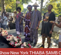 New York Fashion Show défilé de la collection de Thiaba Samb en mode Thiossane avec le CSD