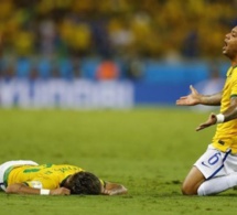 Premiére demi- finale du mondial 2014: Le Brésil sous l'humiliation allmende match en cour à la 20éme minutes,5 buts à 0.