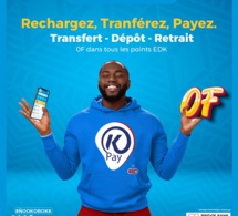 Téléchargez votre application  Kpay Senegal et ensemble découvrons les joies de déposer, transférer et recevoir votre argent sans frais 