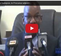 Vidéo-Le Substitut du Procureur : "Bassirou a été tué par une balle qui a causé un traumatisme crânien et une hémorragie externe et interne"