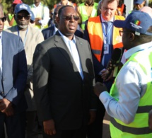 Descente surprise : Le président Macky Sall en visite sur le chantier du BRT à l'instant