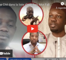 Bougane Cité dans la liste d'Adji Sarr, Mor Fall GSB détruit Sonko " Lep Mome La Mo Nek Ci Ginaw Mc