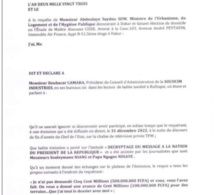 Documents] Abdoulaye Sow sert une sommation interpellative à Boubacar Camara