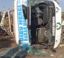 Tambacounda: Un bus de transport s'est renversé sur la route nationale, 27 blessés enregistrés, dont 9 graves