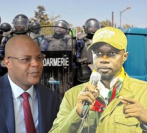 Direct :Chez Ousmane Sonko pour son procès de diffamation ça ch@uffe entre gendarmes et militants