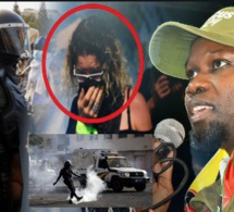 Direct : Ça ch@uffe à Patte d’oie, la voiture de Ousmane Sonko gazé
