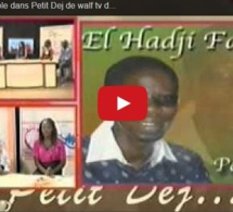 Infos people dans Petit Dej de walf tv du 14 Octobre 2014 2014. Regardez