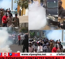 Direct : La voiture de Ousmane Sonko bloquée par des lacrymogènes  après le renvoi du procès