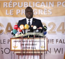 Déthié Fall, Président du PRP : « Si je bénéficie de votre confiance, je serai un véritable chef d’Etat au-dessus des contingences politiques partisanes »